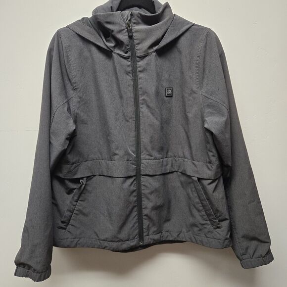 Rip Curl Men's Elite Anti Series Windbreaker Jacket Heathered Black Size Small - Picture 1 of 10